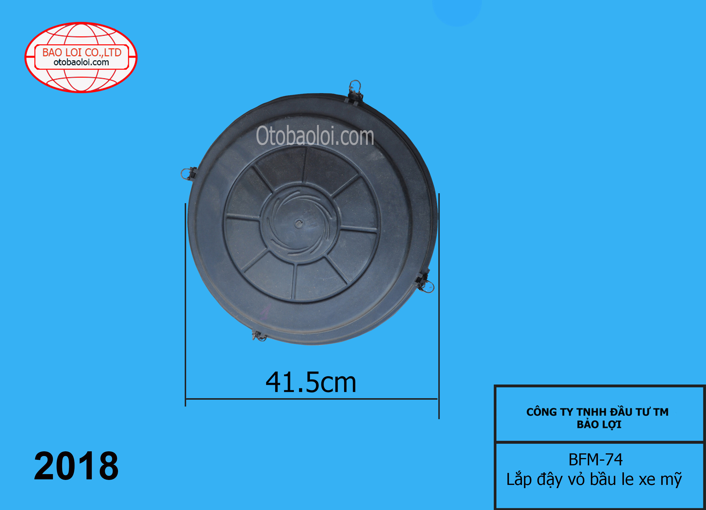 Nắp đậy vỏ bầu le xe mỹ