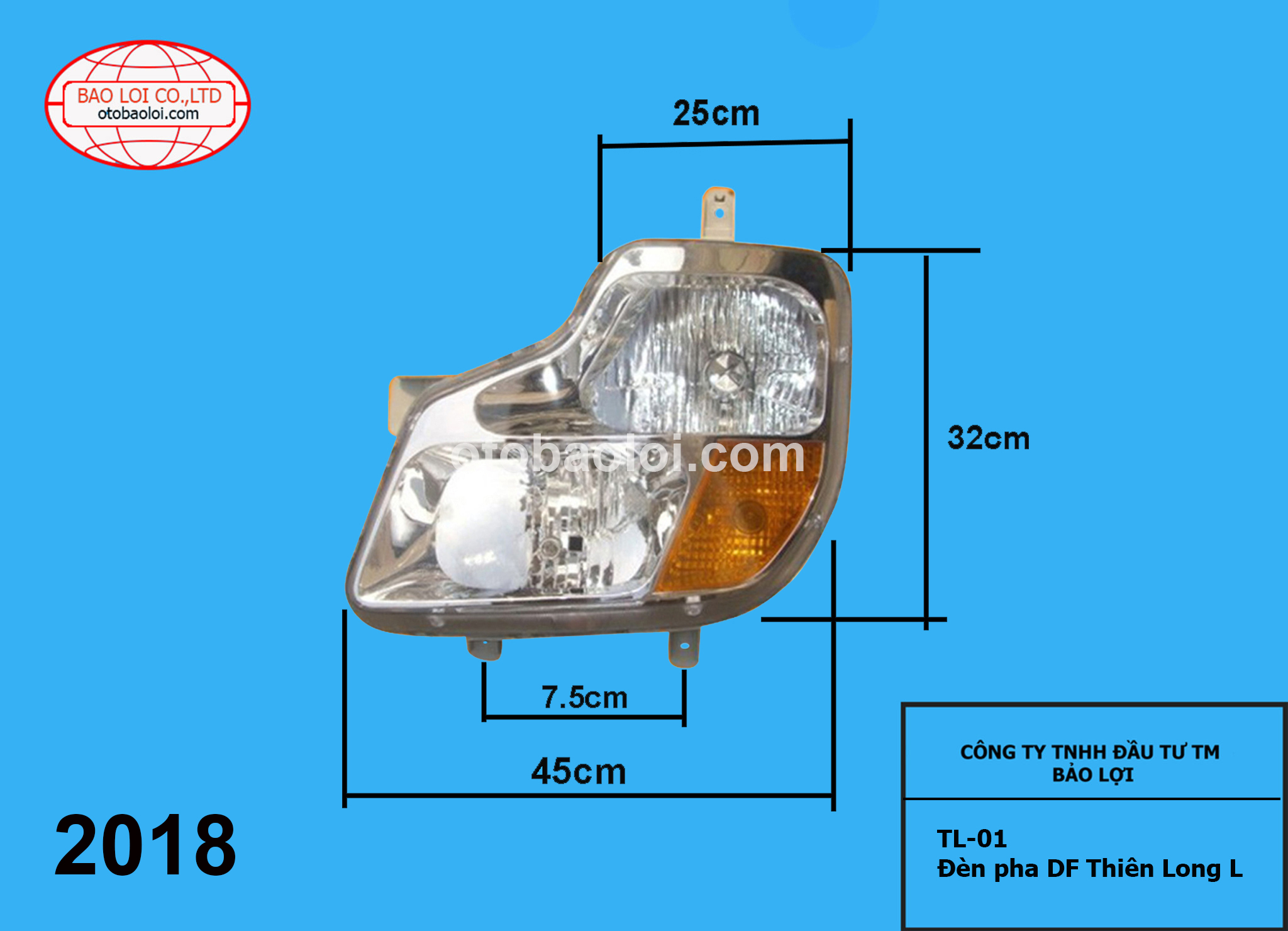Đèn pha DF Thiên Long L