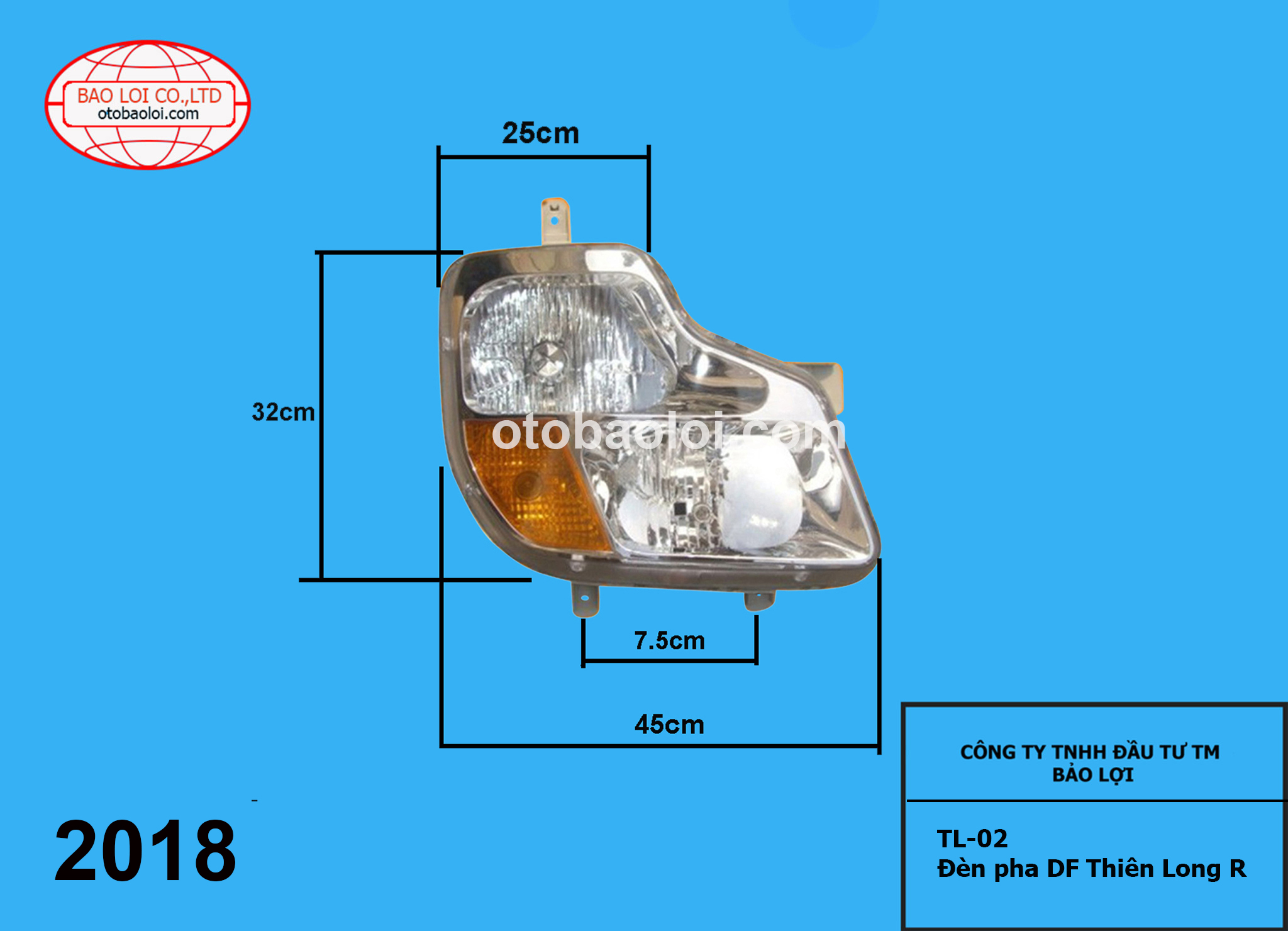 Đèn pha DF Thiên Long R