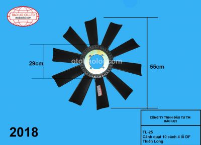 Cq 10c *4l DF Thiên Long màu đen (cánh nhỏ dài)