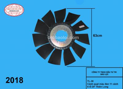 Cq màu đen 11c *6l DFTL (cánh to ngắn)