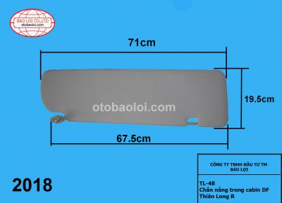 Chắn nắng trong cabin DF Thiên Long R