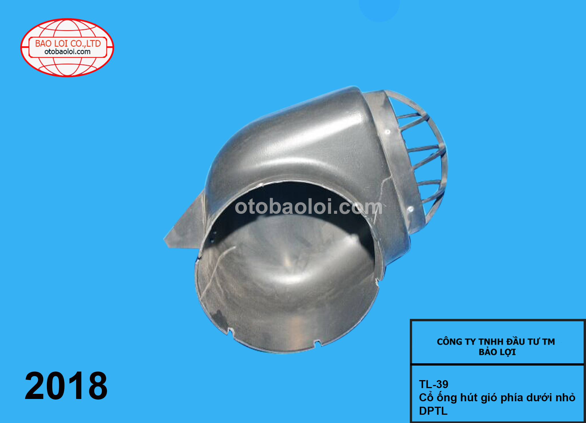 Cổ ống hút gió phía dưới nhỏ DPTL