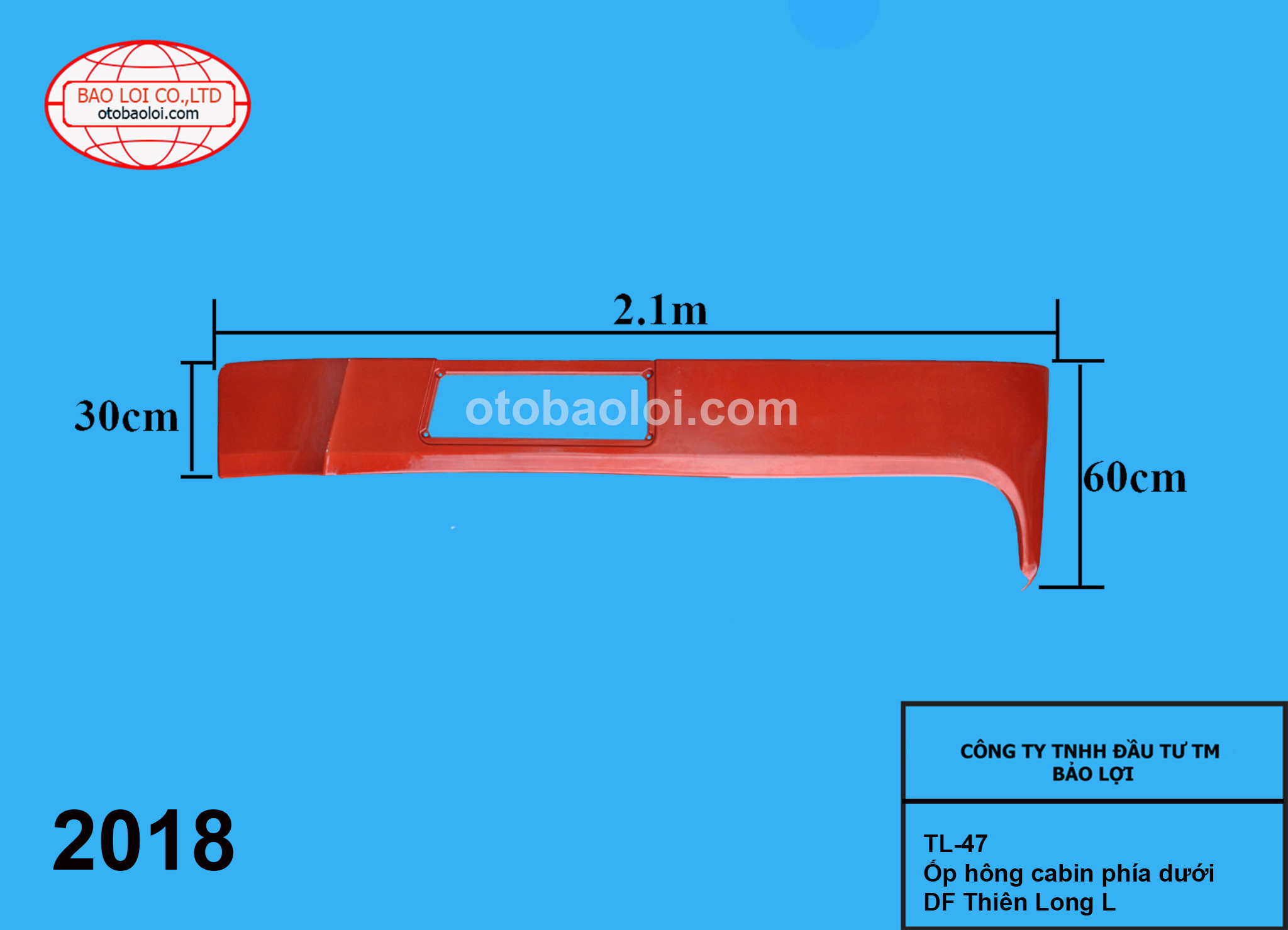 Ốp hông cabin phía sau DF Thiên Long L