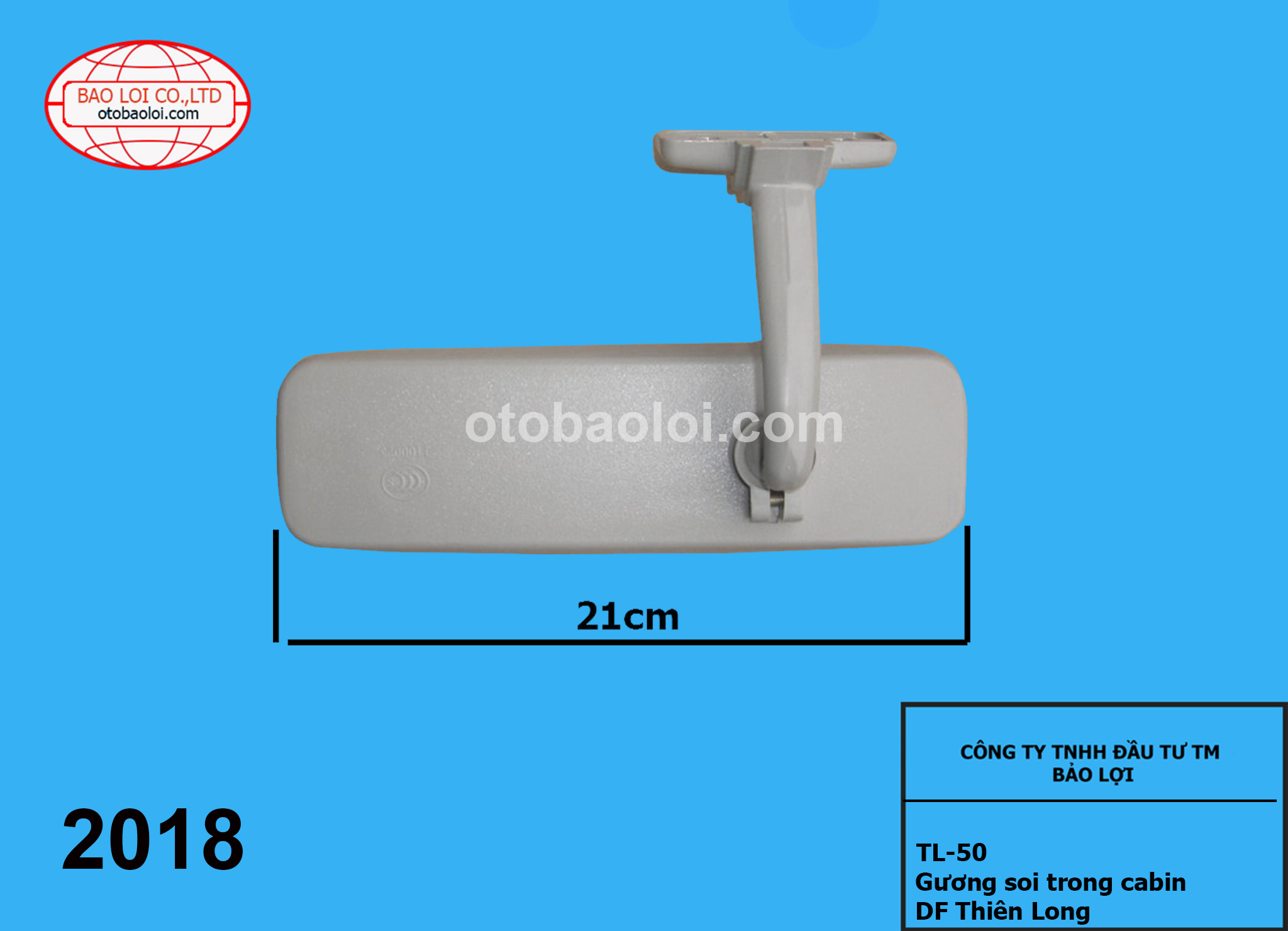 Gương soi trong cabin DF Thiên Long