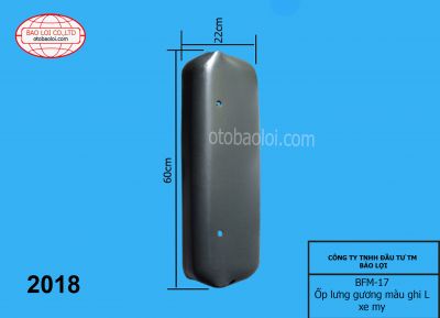 Ốp lưng gương màu ghi L