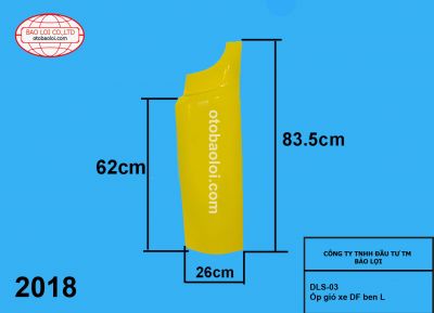 Ốp gió xe DF ben L.