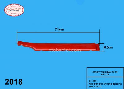 Nẹp trang trí khoang đèn pha mới L DPTL