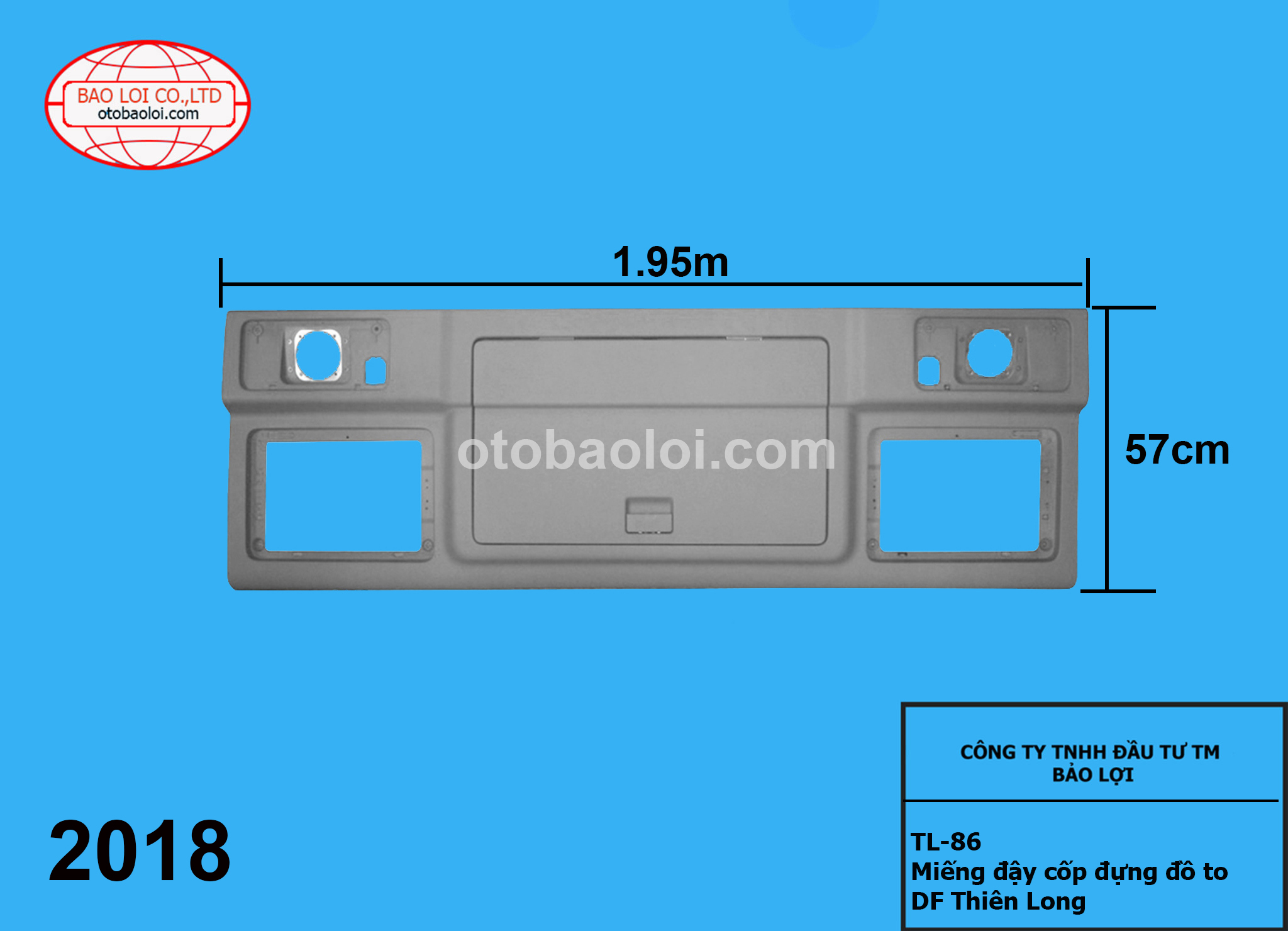 Miếng đậy cốp đựng đồ to DF Thiên Long