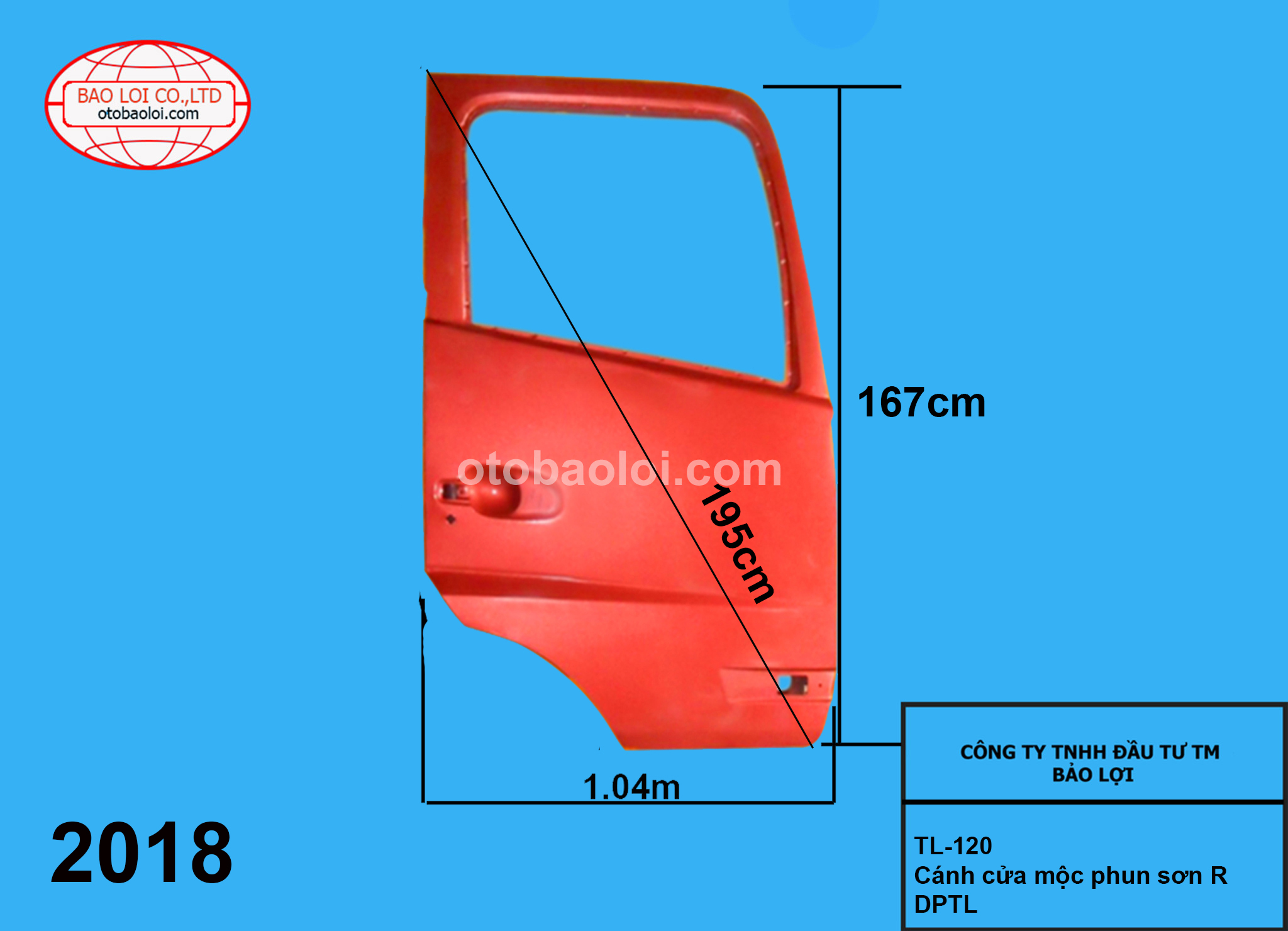 Cánh cửa mộc phun sơn R DPTL