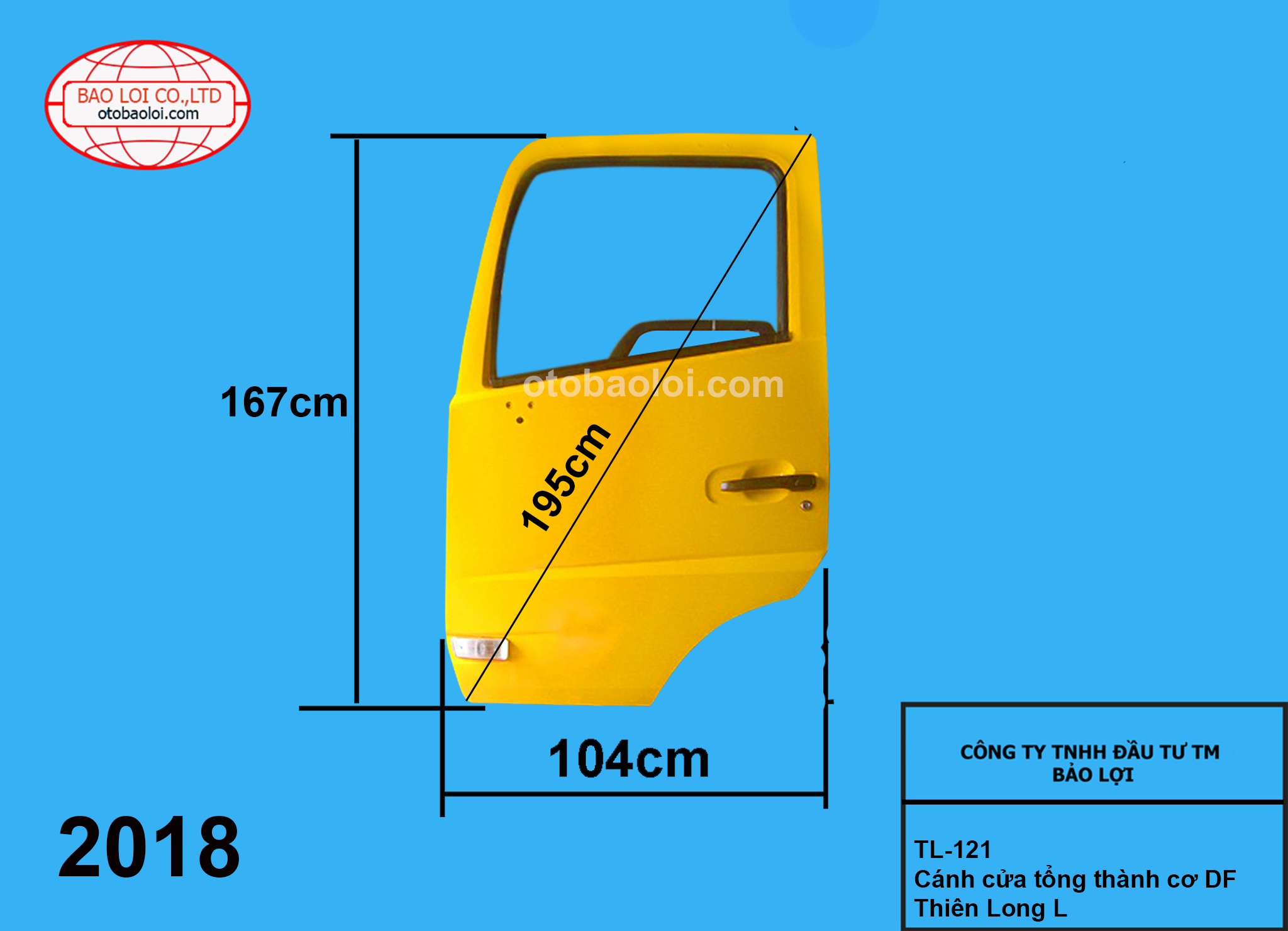 Cánh cửa tổng thành cơ DF Thiên Long L