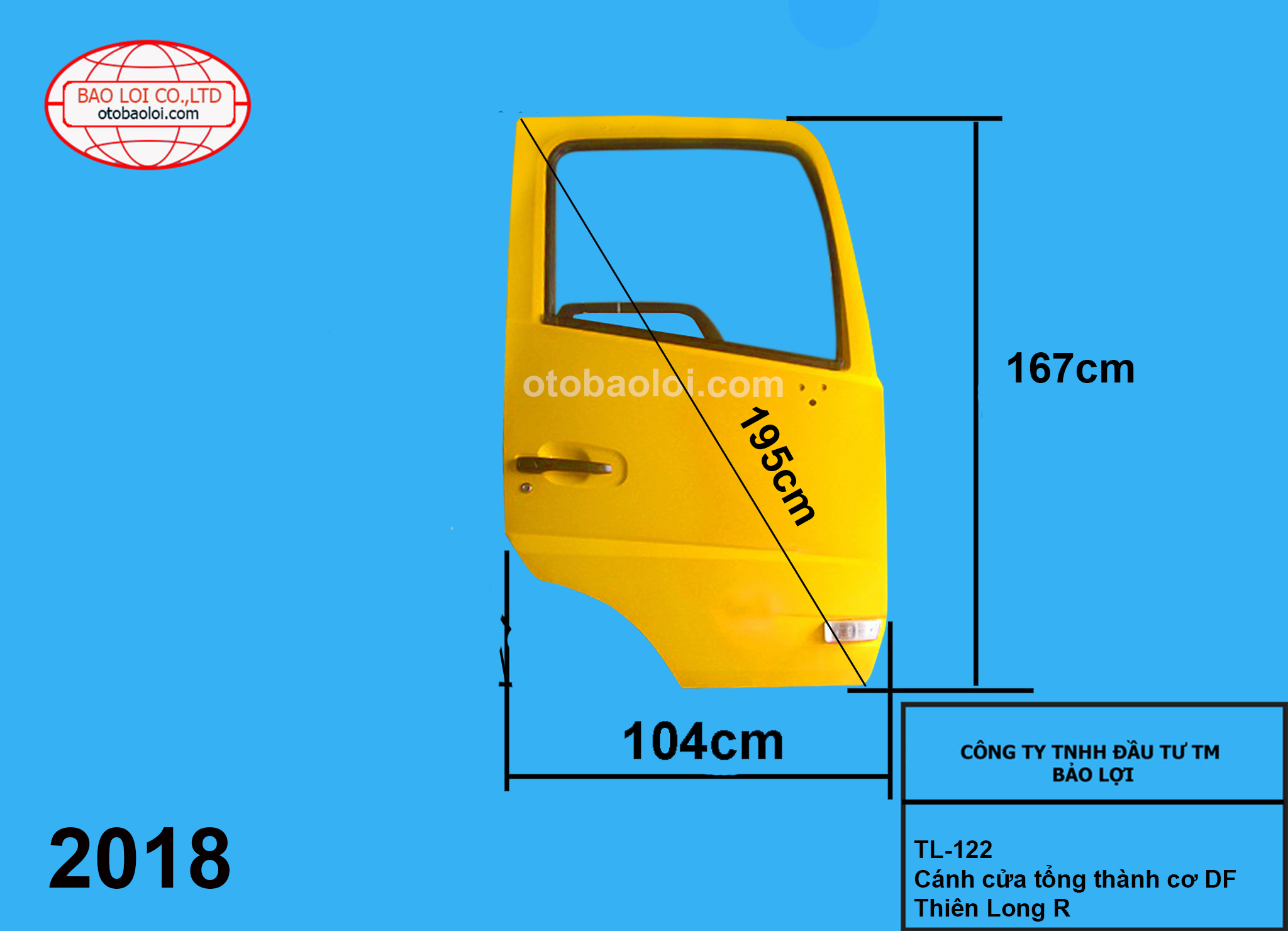 Cánh cửa tổng thành cơ DF Thiên Long R