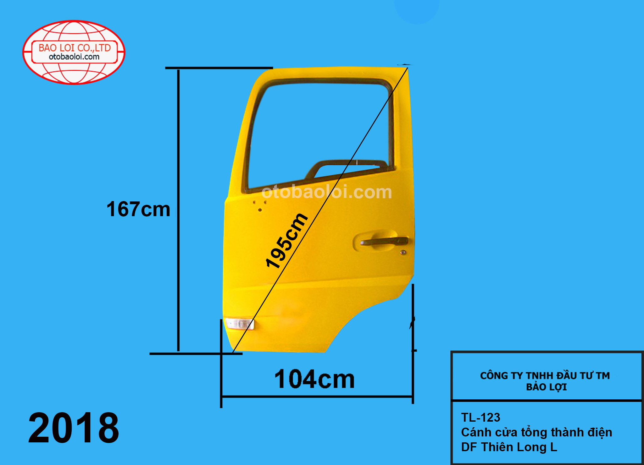 Cánh cửa tổng thành điện DF Thiên Long L