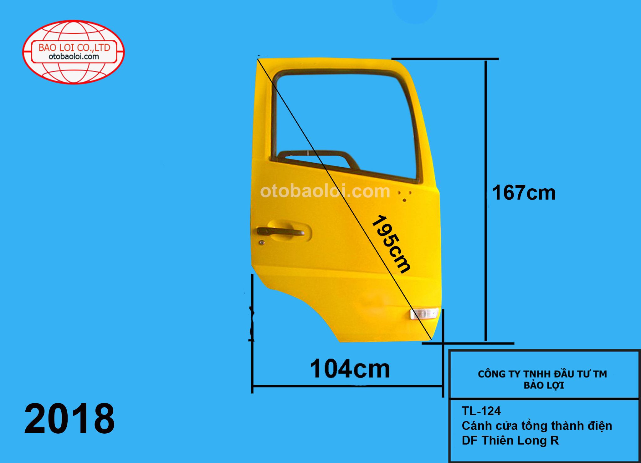 Cánh cửa tổng thành điện DF Thiên Long R