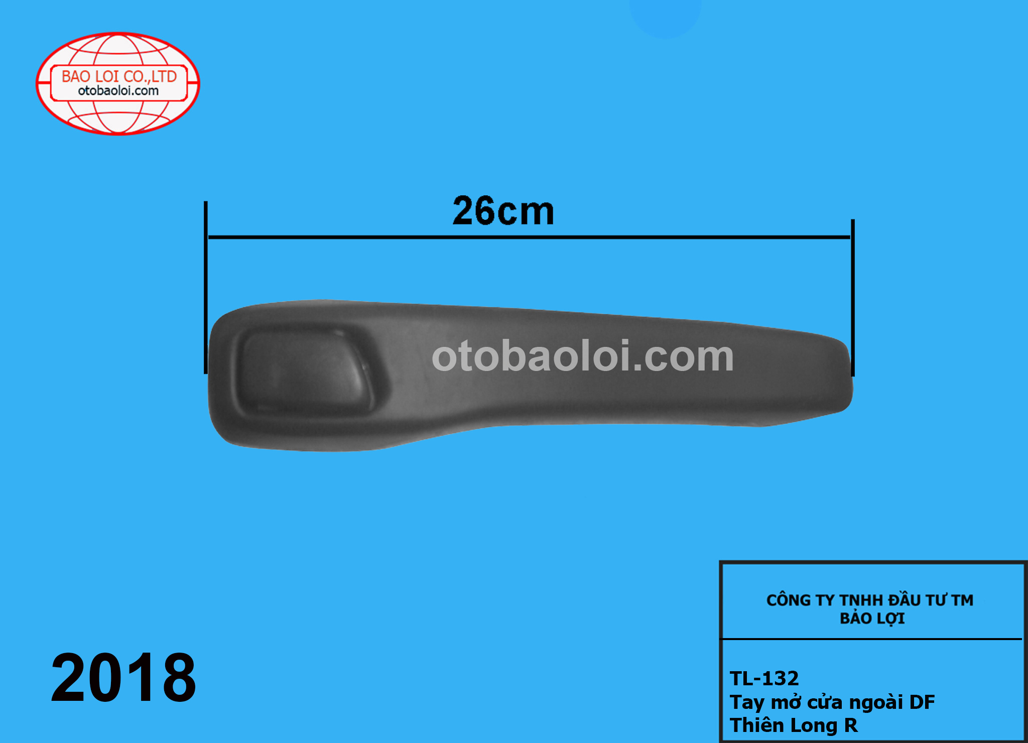 tay mở cửa ngoài bên R DF TL