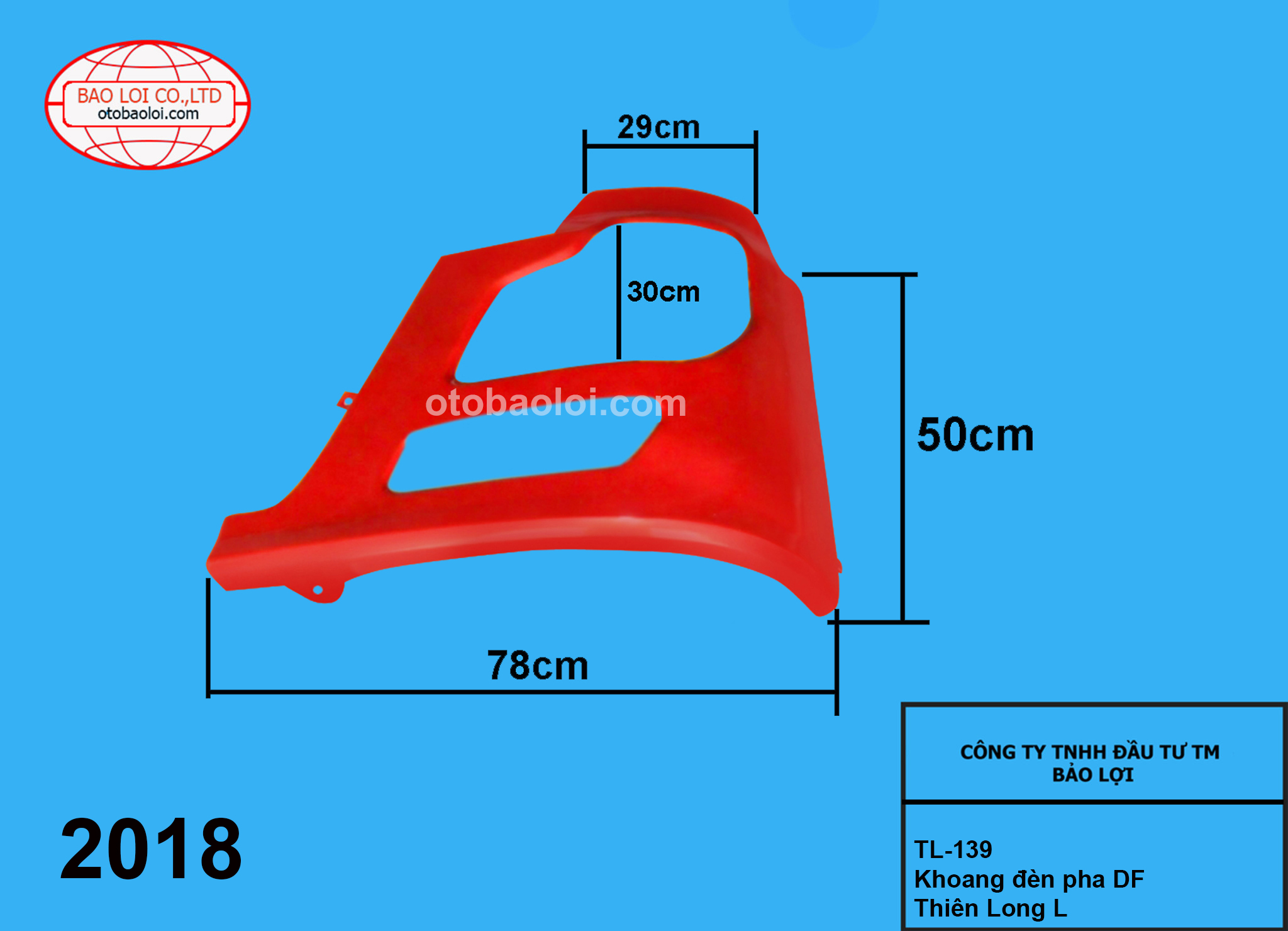 Khoang đèn pha DF Thiên Long L