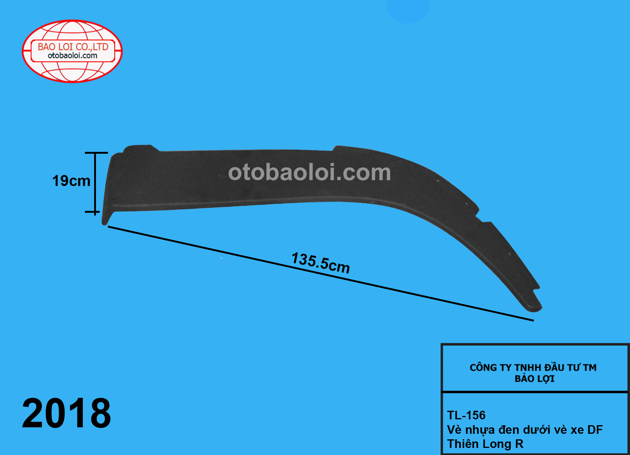 Vè nhựa đen dưới vè xe DF Thiên Long R