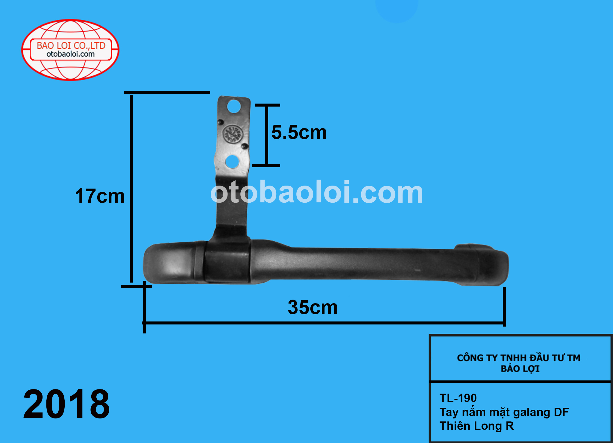 Tay nắm mặt galang DF Thiên Long R