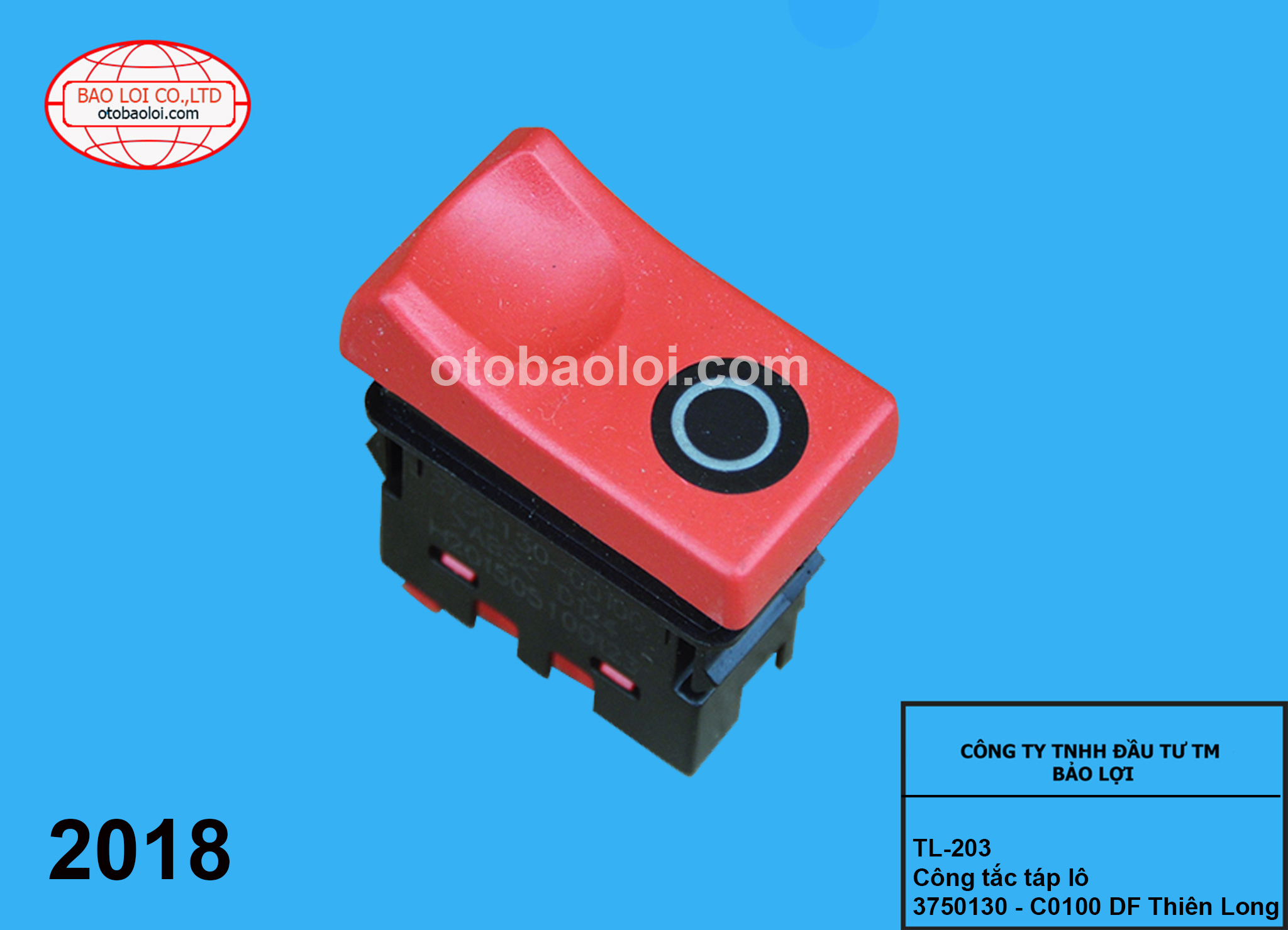 Công tắc táp lô 3750130 - C0100 DF Thiên Long