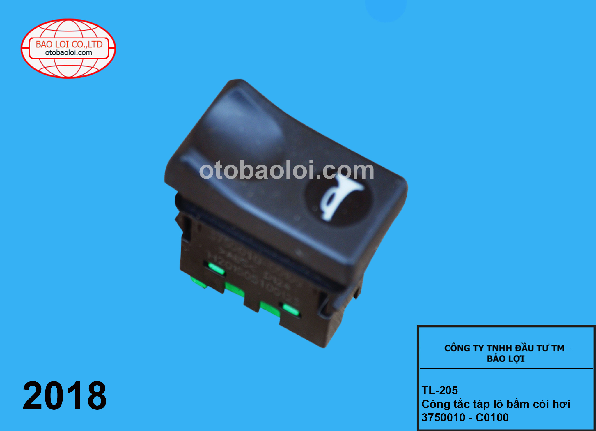 Công tắc táp lô bấm còi hơi 3750010 - C0100