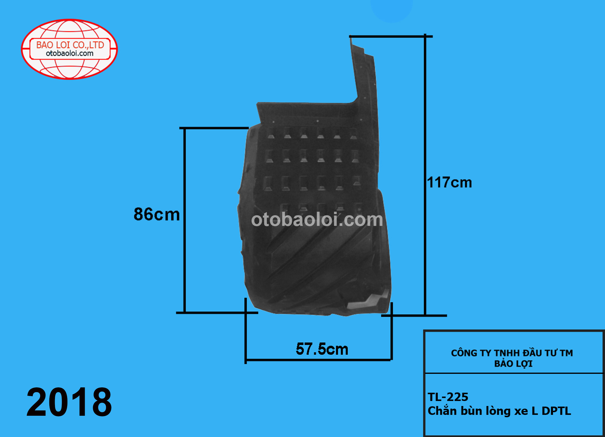 chắn bùn lòng xe L DPTL