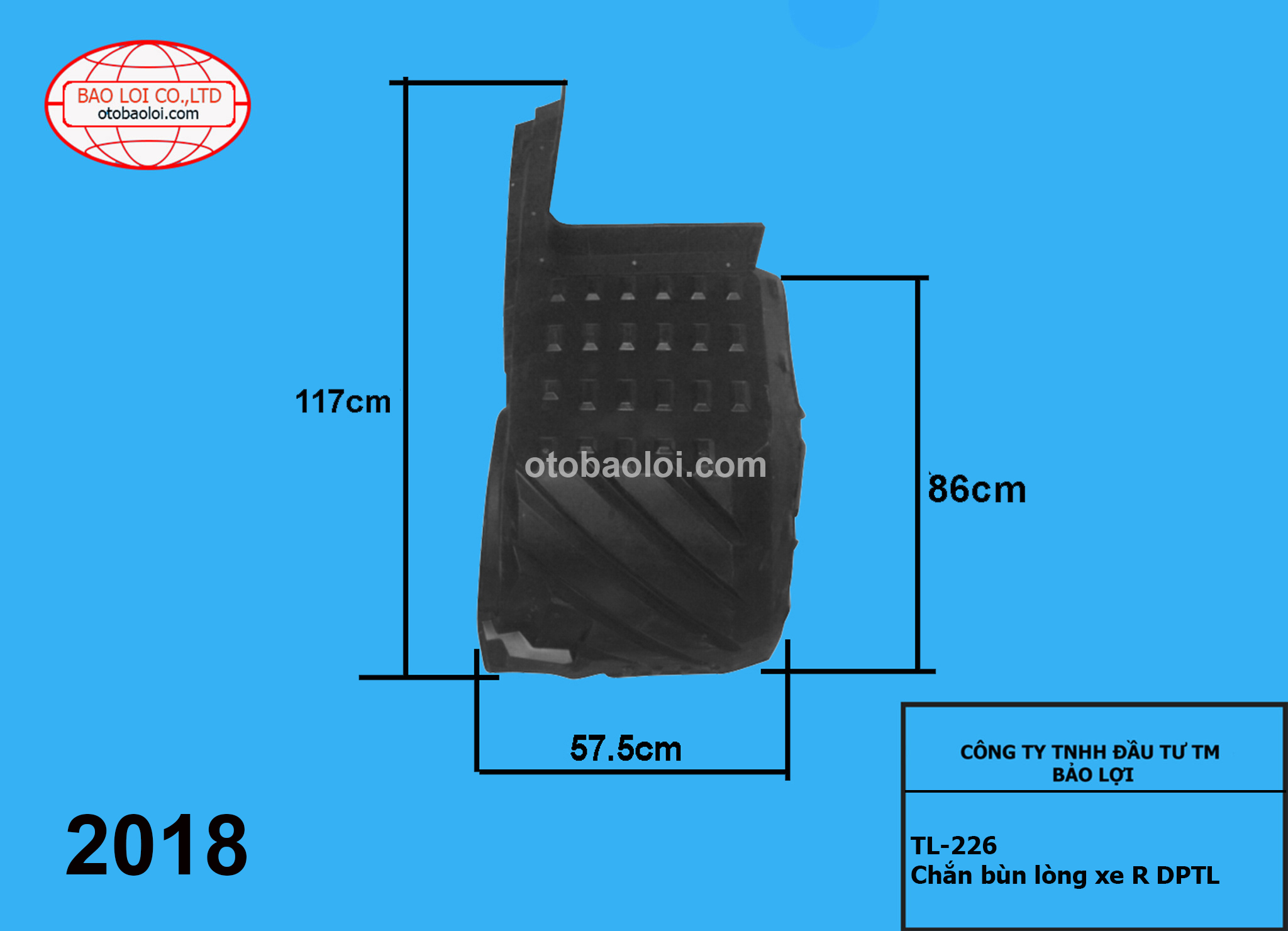 Chắn bùn lòng xe DF Thiên Long R