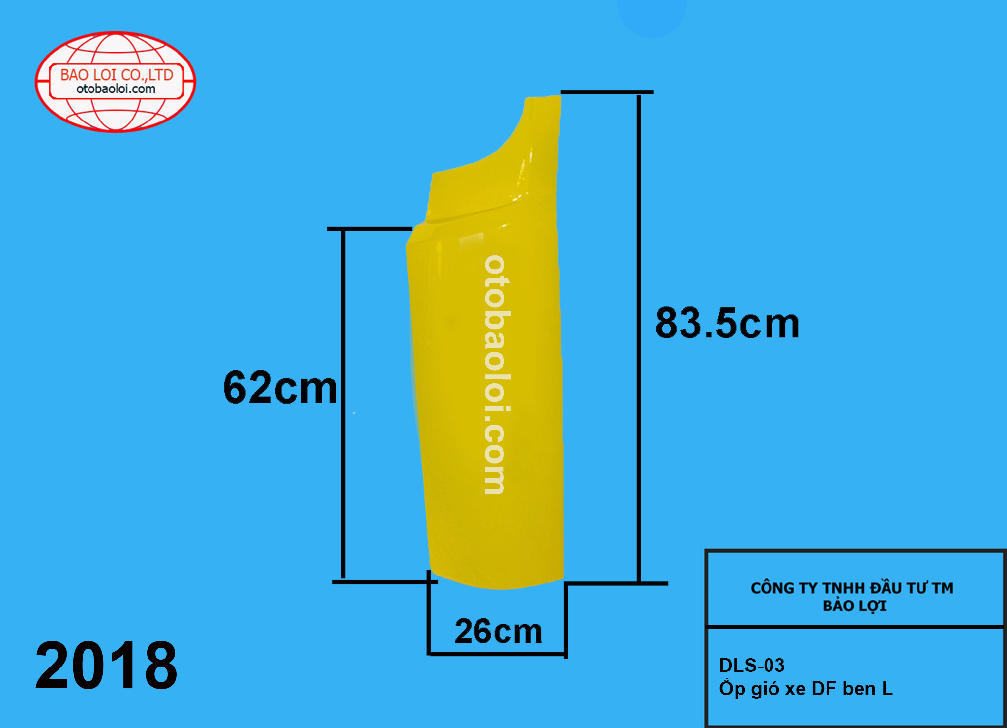 Ốp gió xe DF ben L.