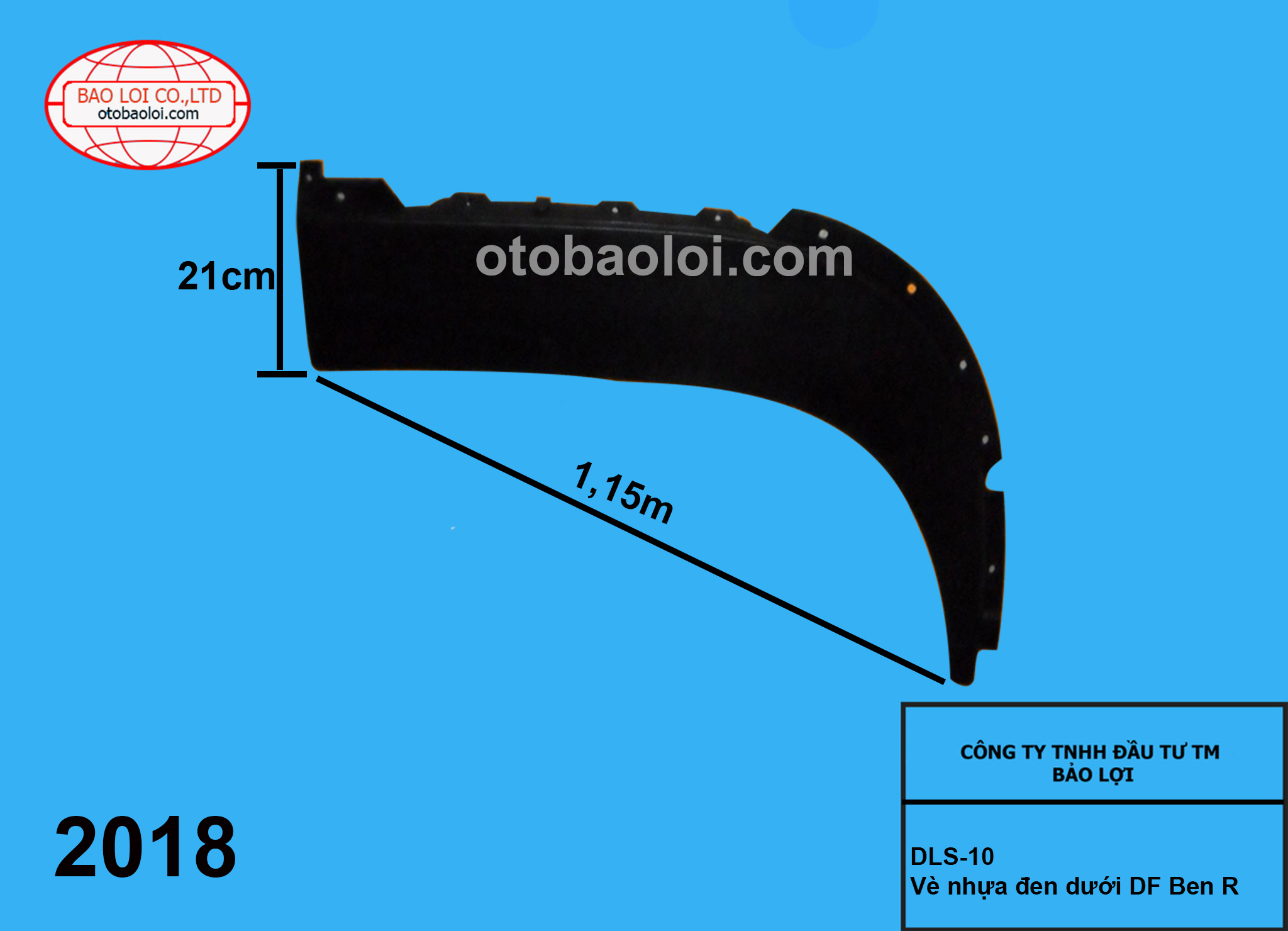 Vè nhựa đen dưới DF Ben R .