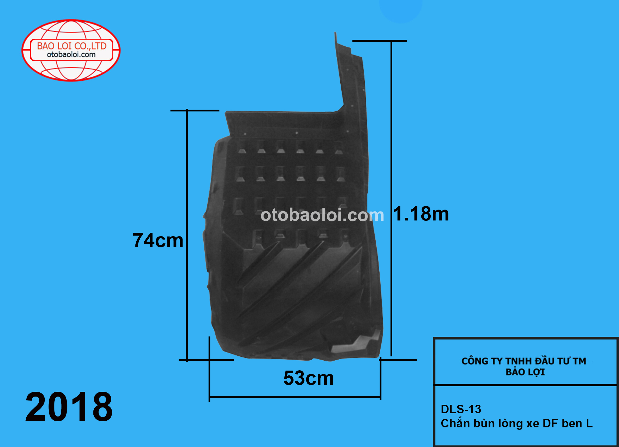 Chắn bùn lòng xe DF ben L .