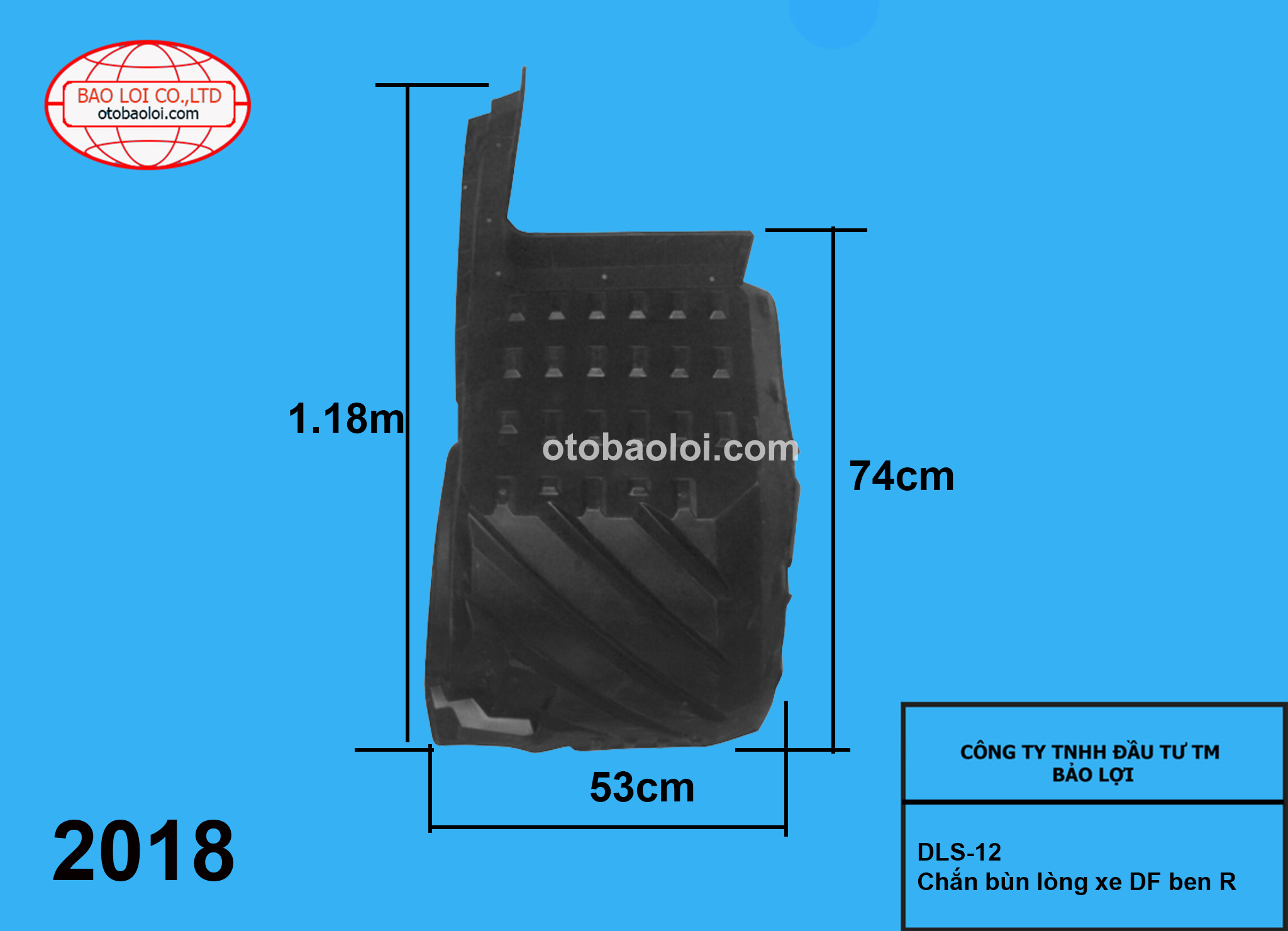 Chắn bùn lòng xe DF ben R