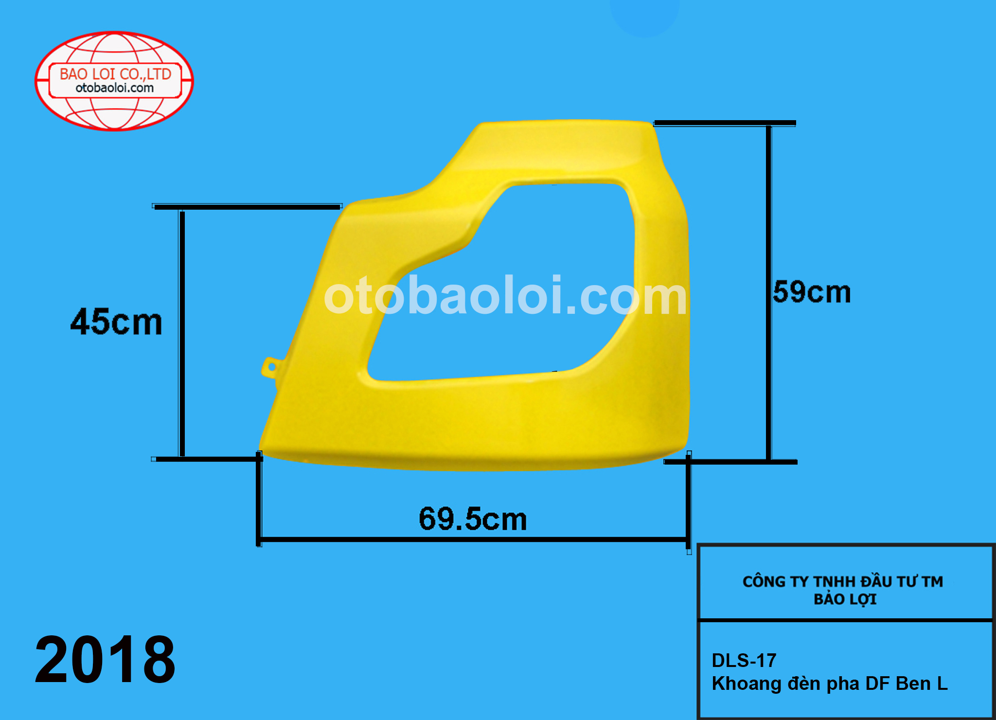 Khoang đèn pha DF Ben L 