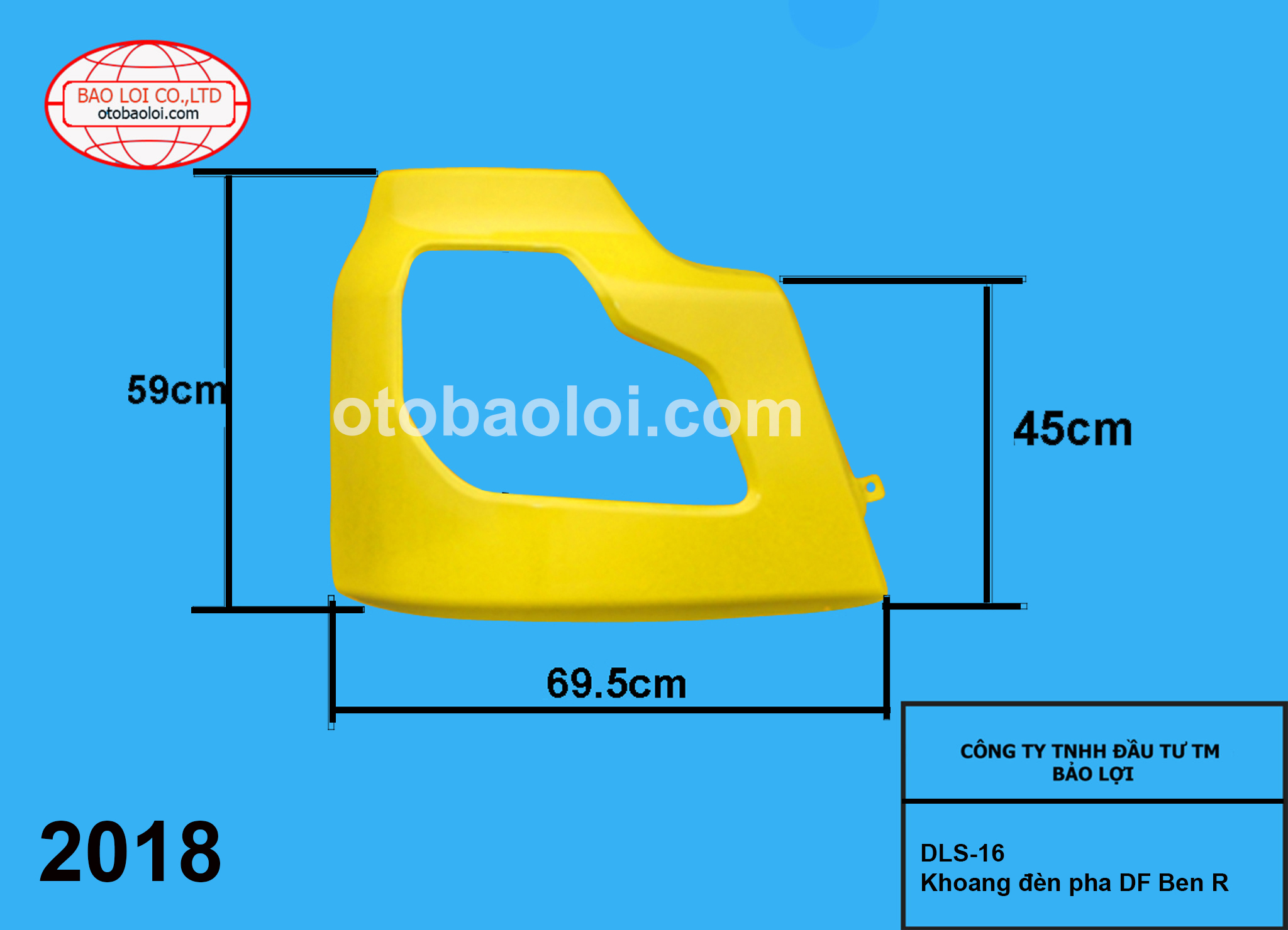 Khoang đèn pha DF Ben R