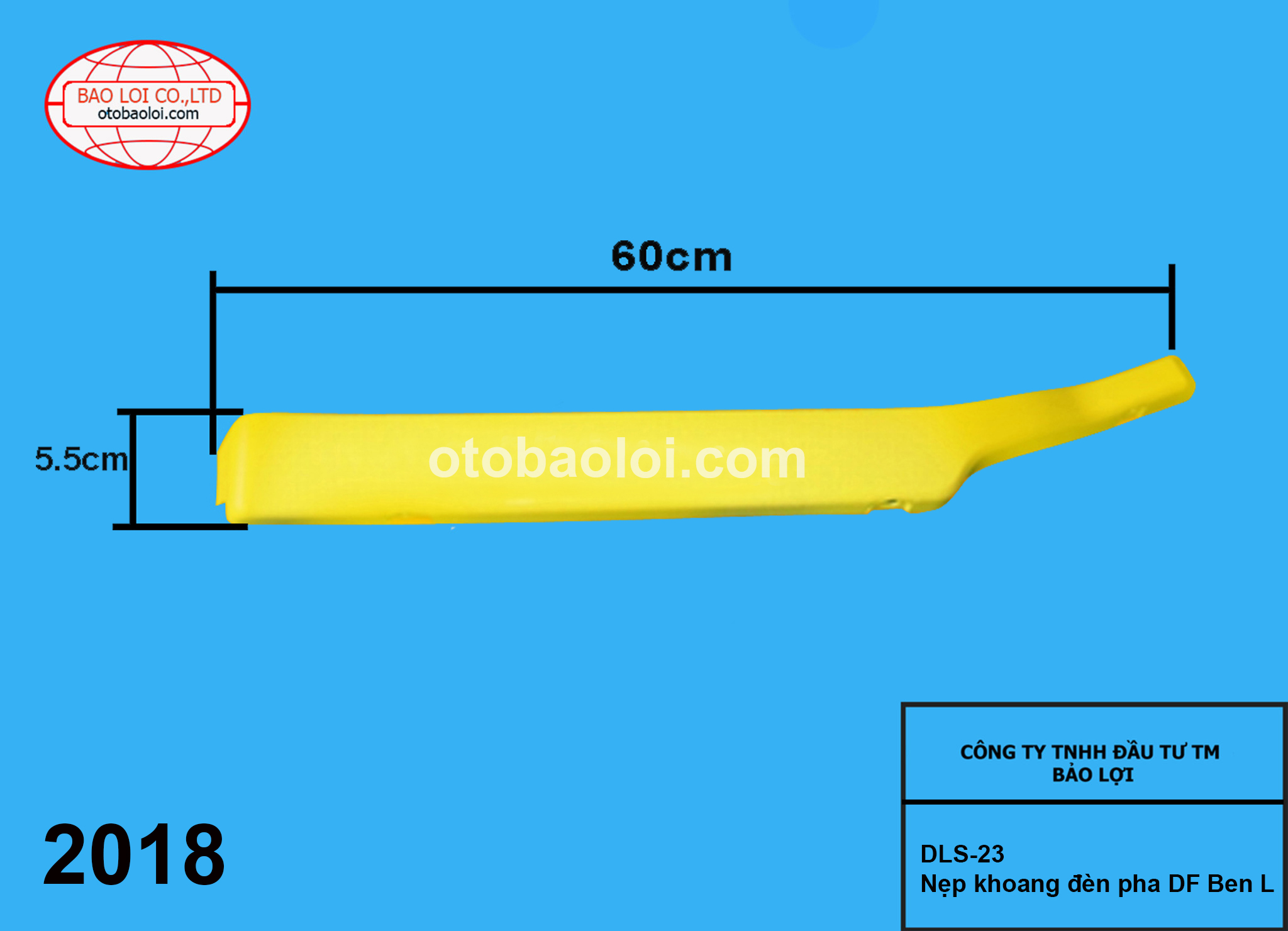 Nẹp khoang đèn pha DF Ben L