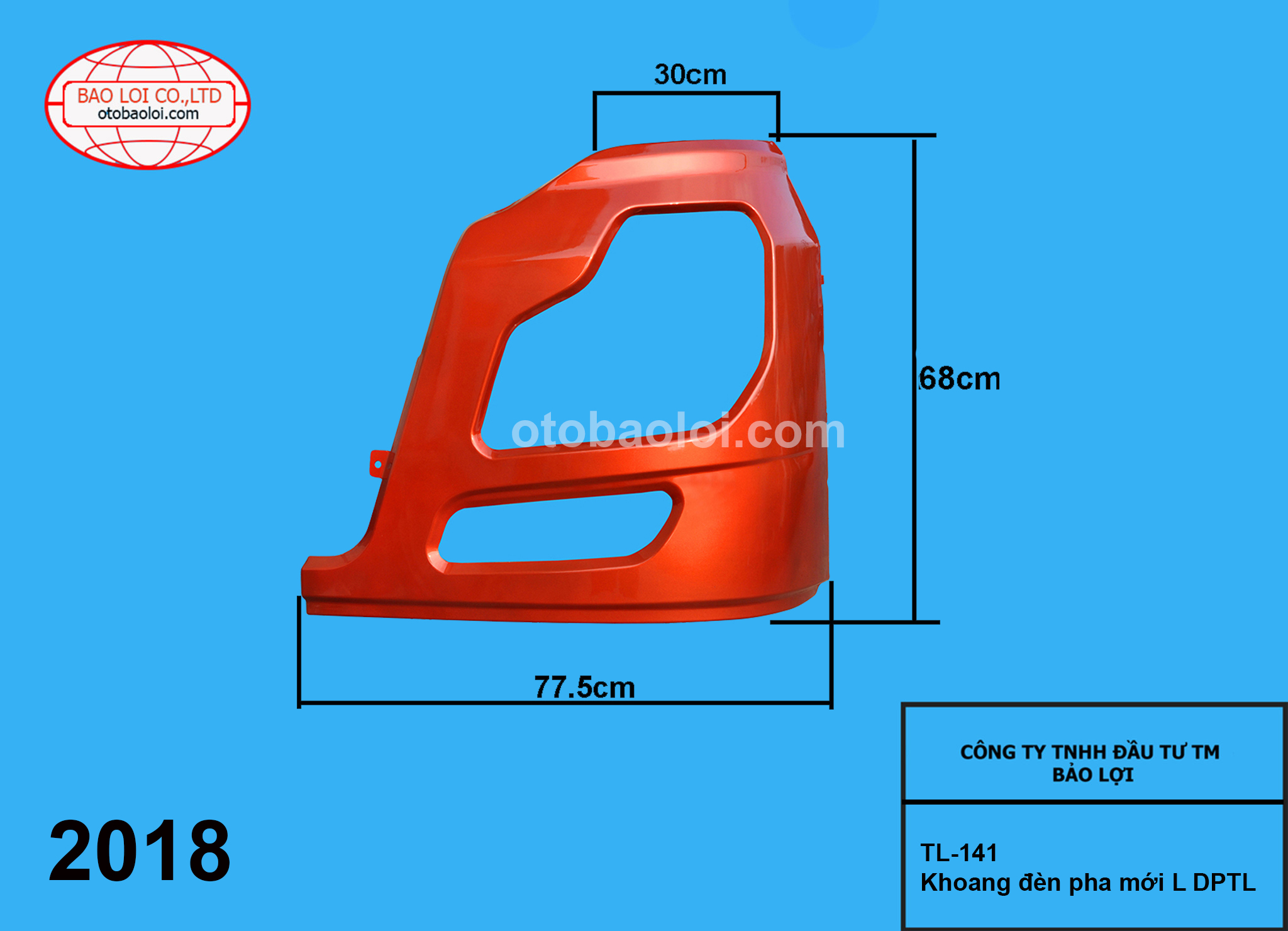 Khoang đèn pha mới L DPTL