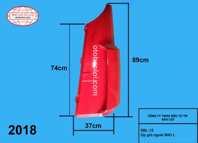 Ốp gió ngoài M43 L