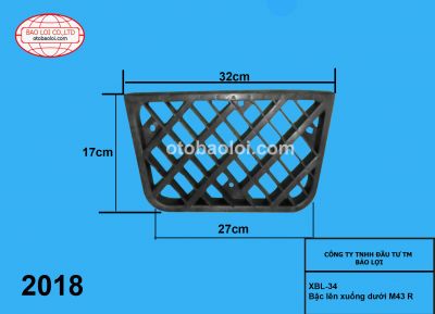 Bậc lên xuống dưới  M43 R