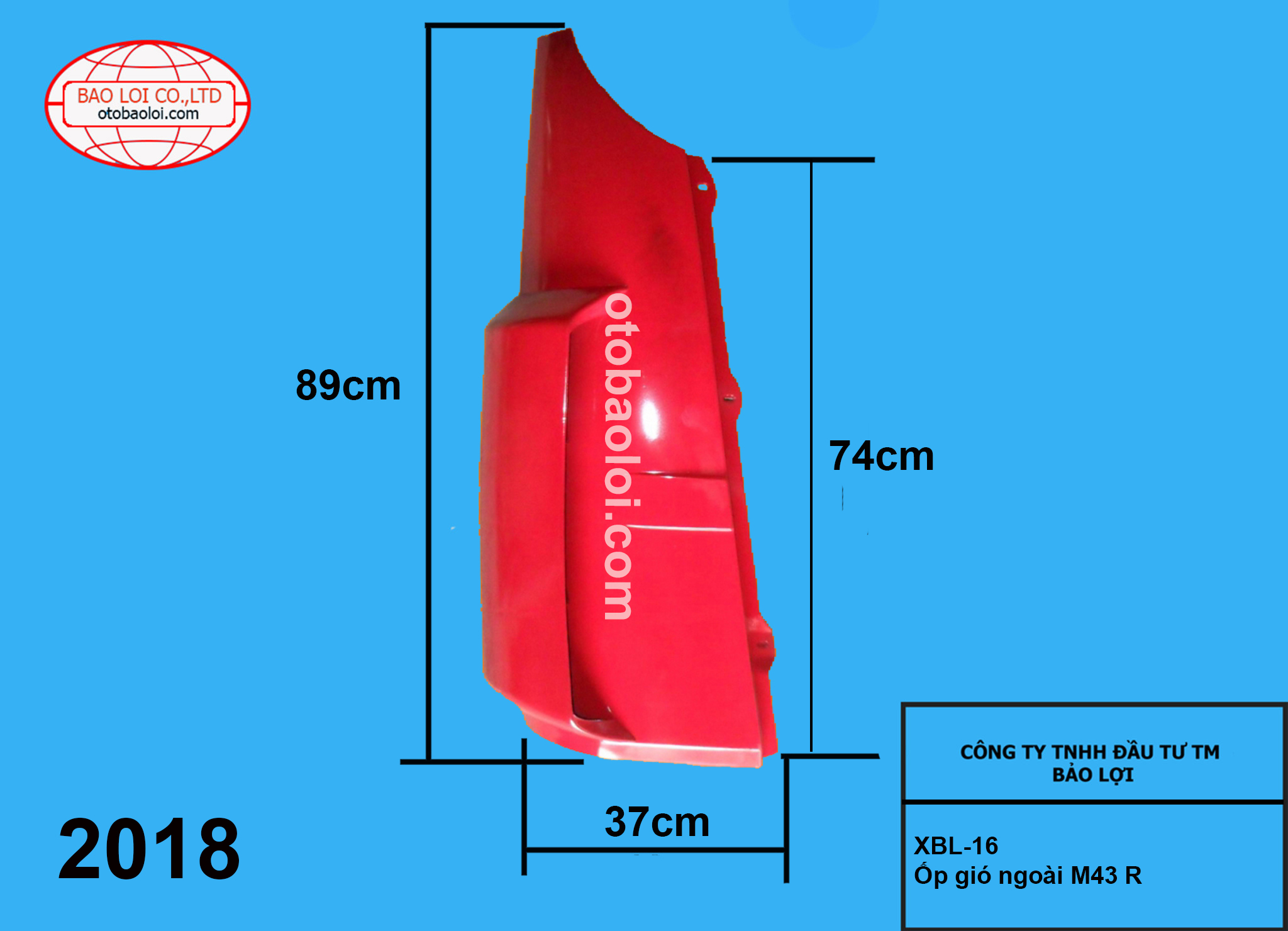 Ốp gió ngoài M43 R