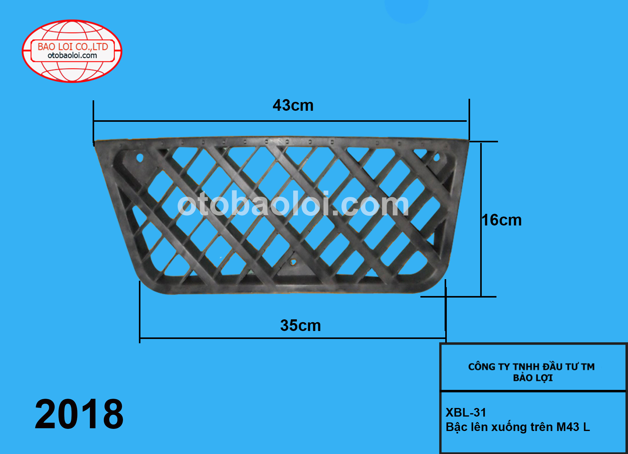 Bậc lên xuống trên M43 L