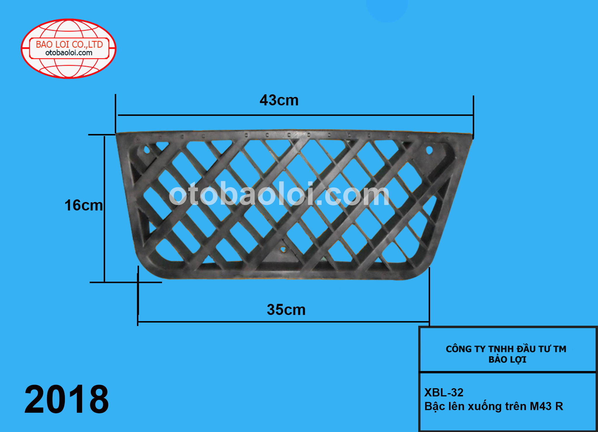 Bậc lên xuống trên M43 R