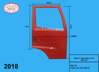 Cánh cửa mộc M43 R