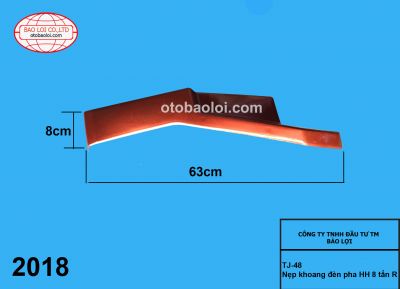 Nẹp khoang đèn pha HH 8 tấn R