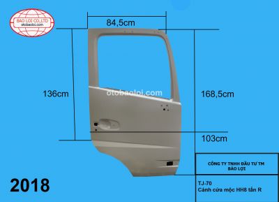 Cánh cửa mộc HH 8 tấn R