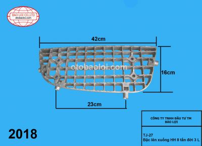 Bậc lên xuống HH 8 tấn đời 3 L