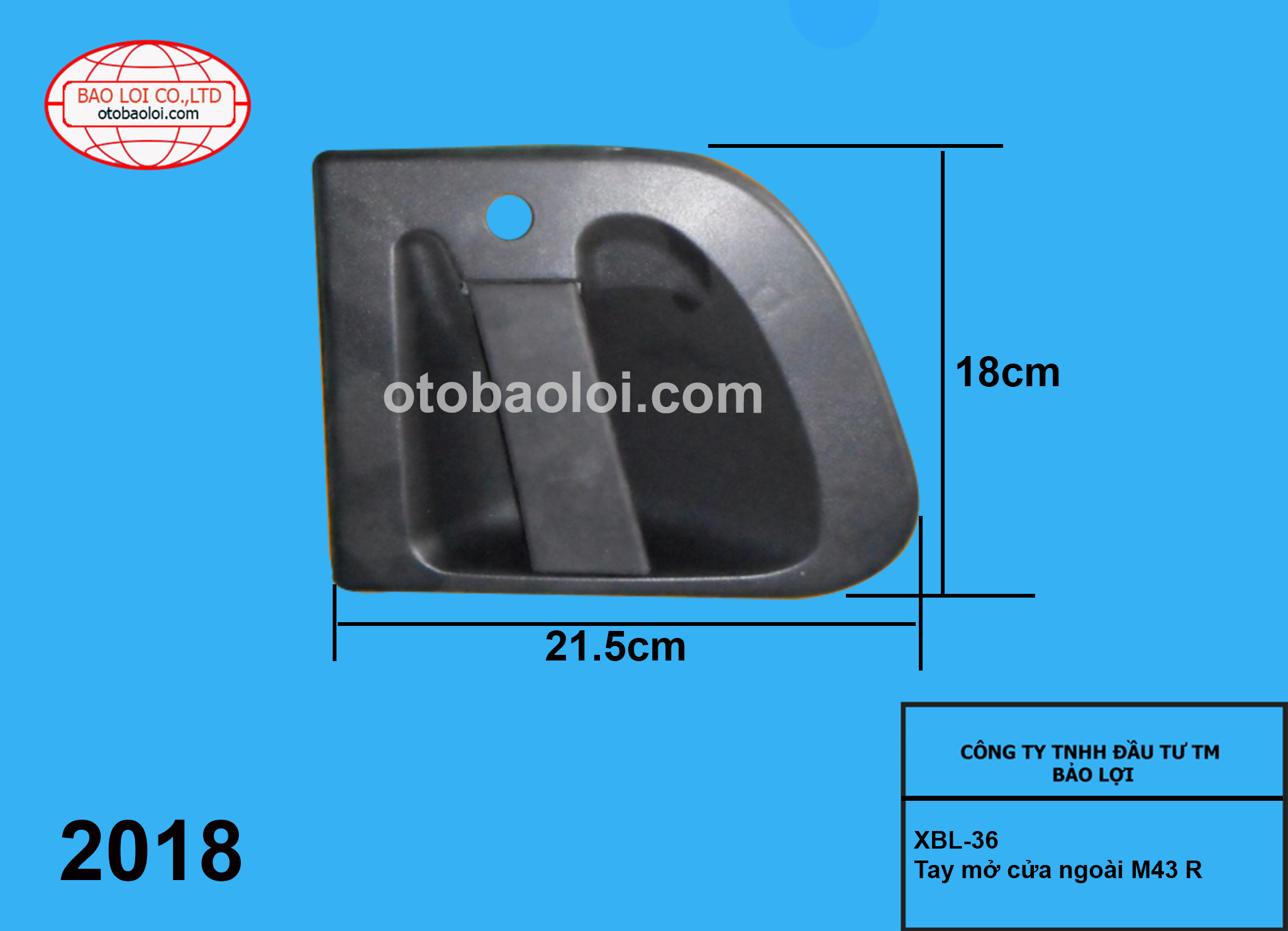 Tay mở cửa ngoài M43 R