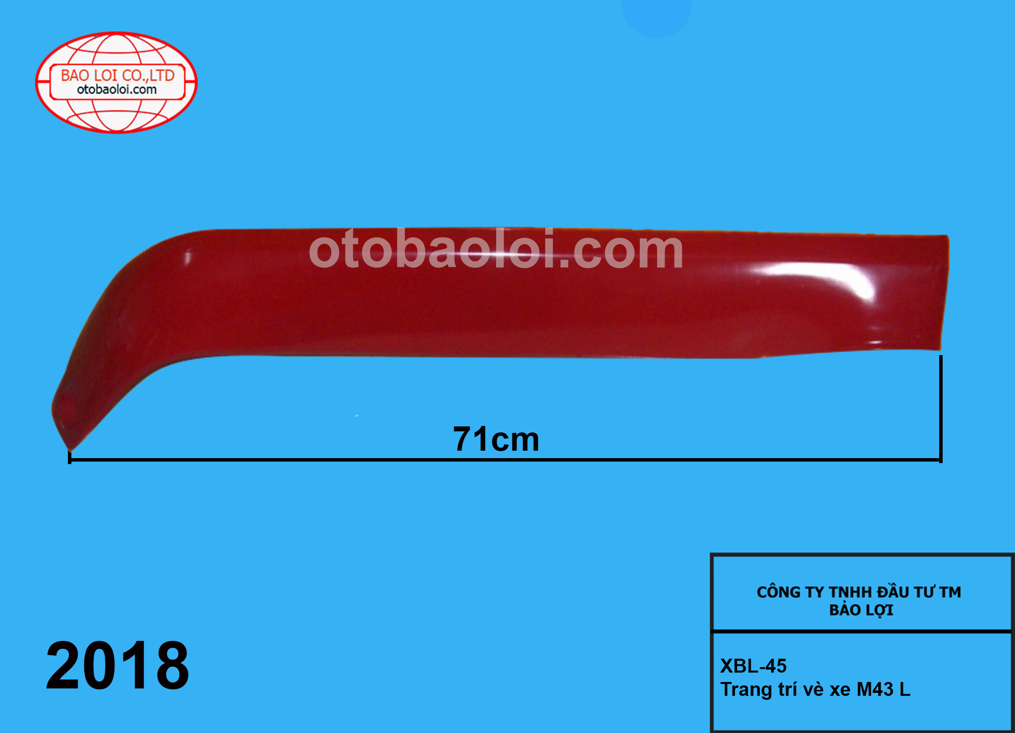 Trang trí vè xe M43 L