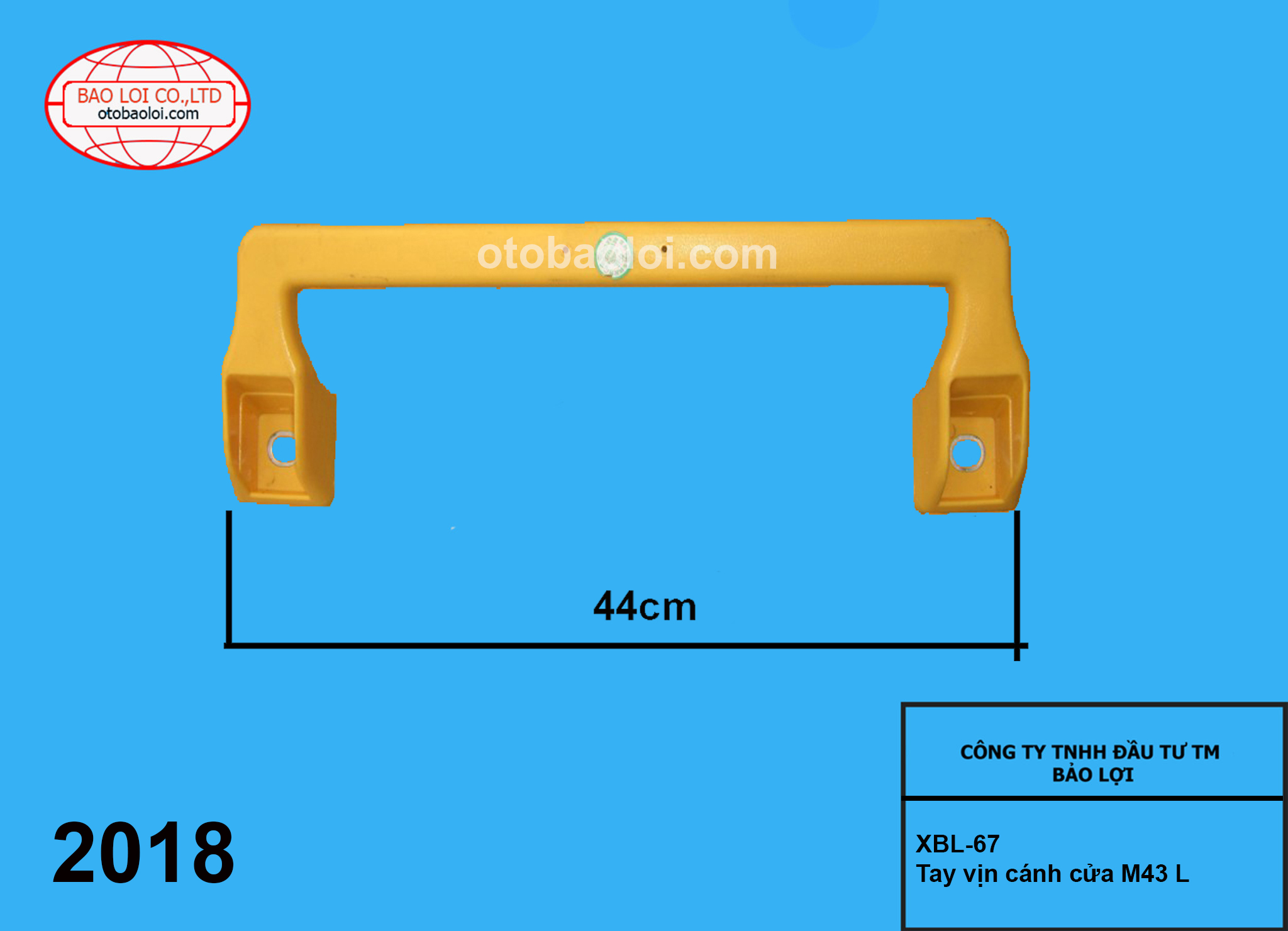 Tay vịn cánh cửa M43 L