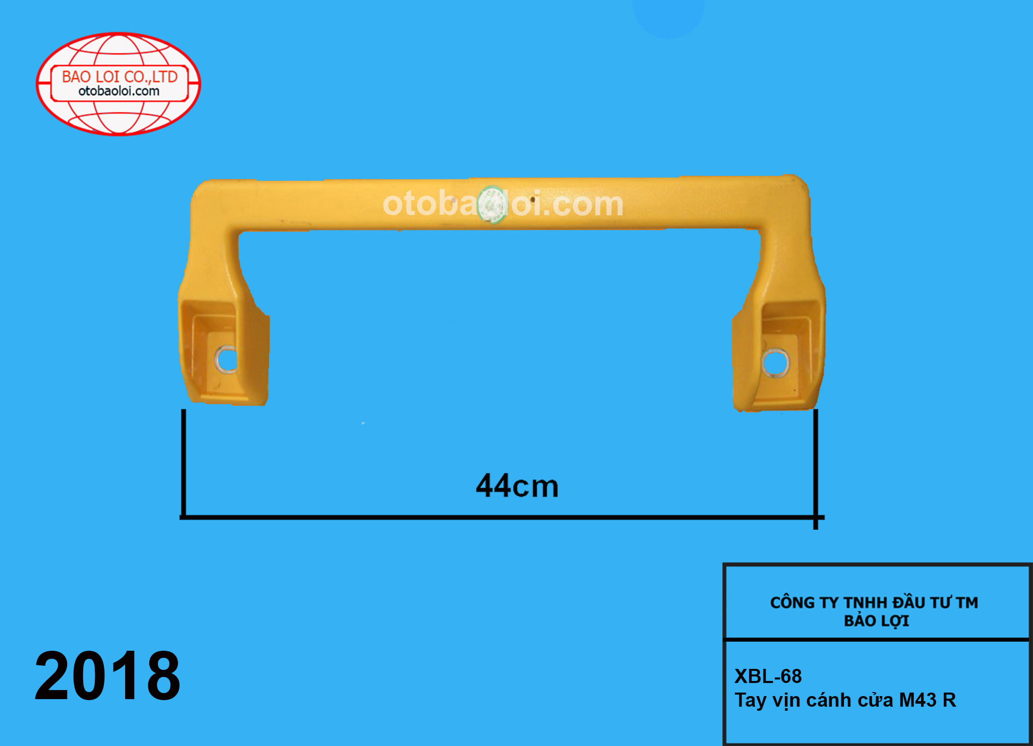 Tay vịn cánh cửa M43 R