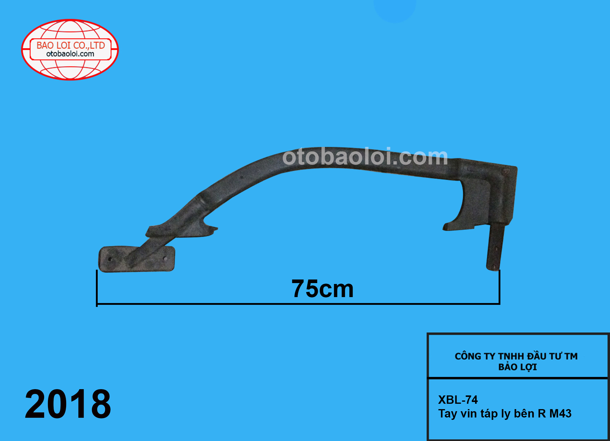 Tay vin táp ly bên R M43