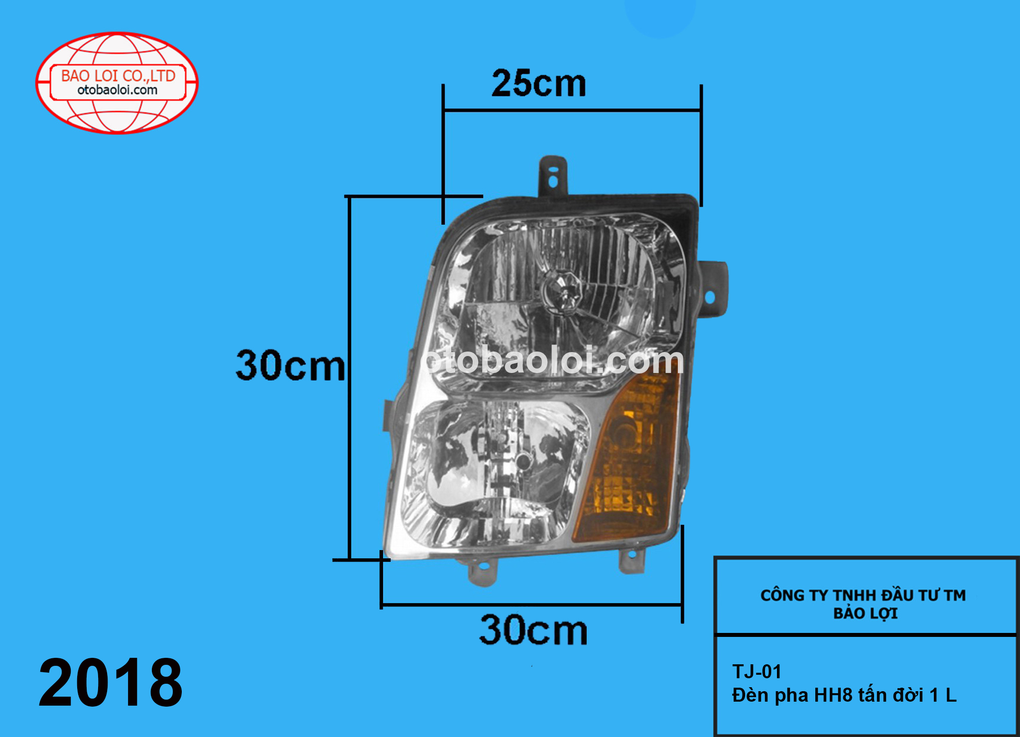 Đèn pha HH8 tấn đời 1 L