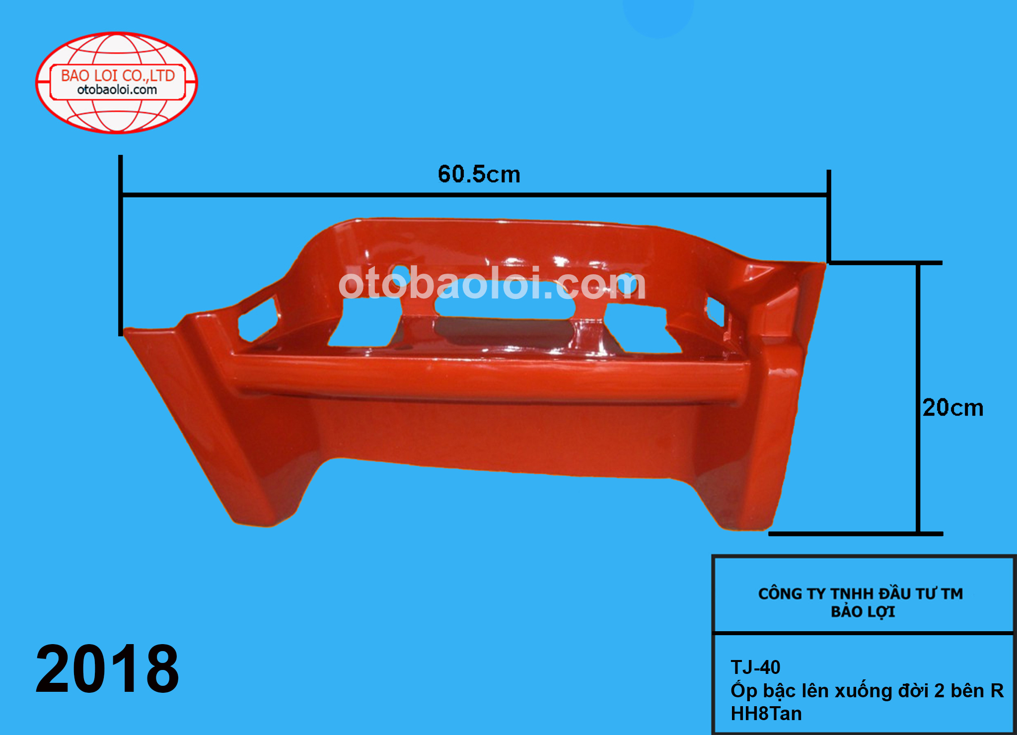 Ốp bậc lên xuống đời 2 bên R HH8Tan